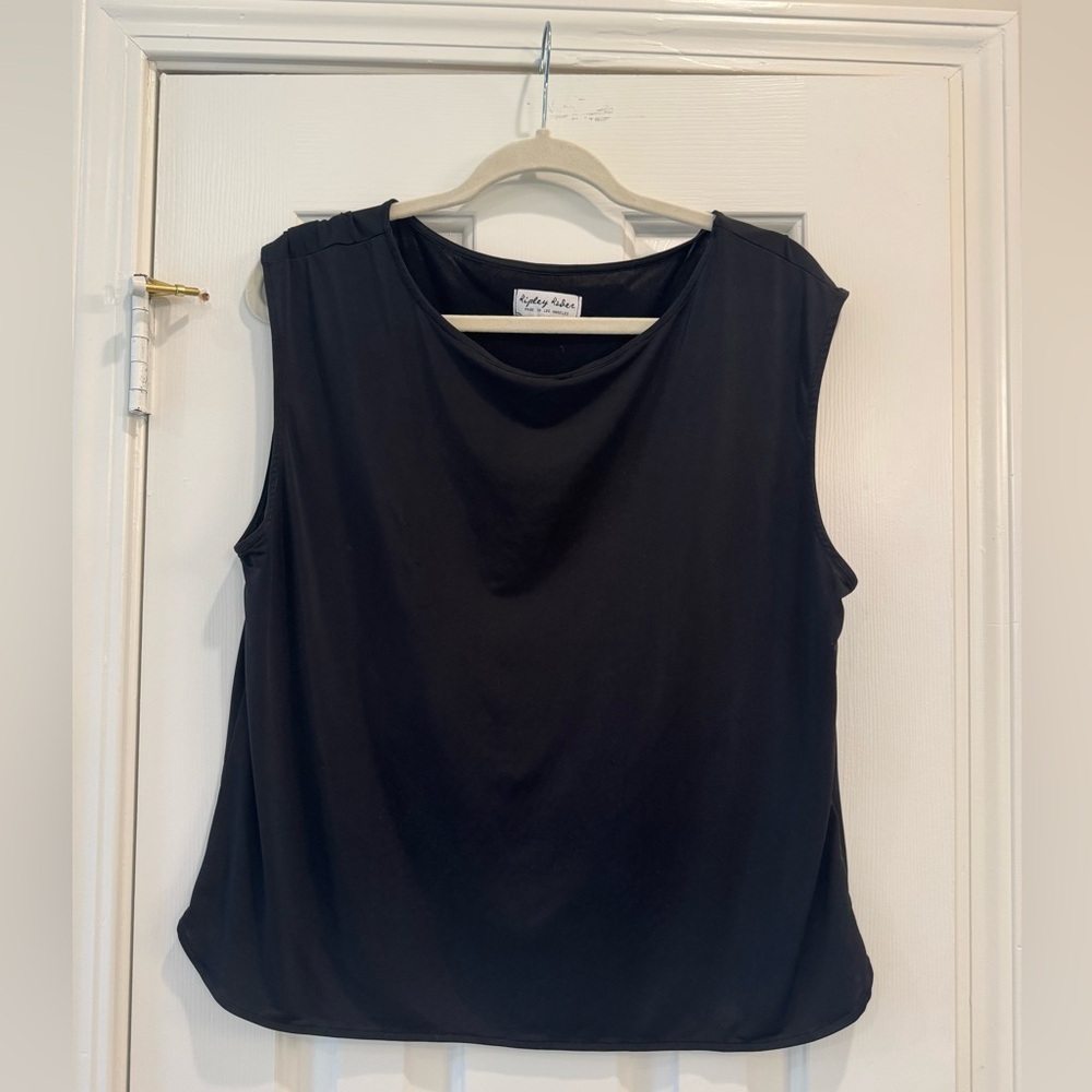 Elegant Black Tank Top by ripley rader